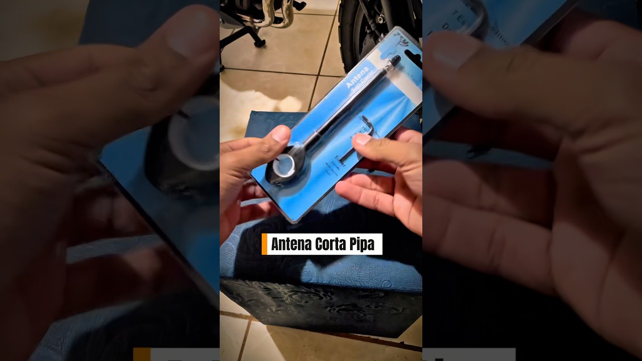 Antena corta pipa pra moto ✅ #livewallpaper #motos #motovlog