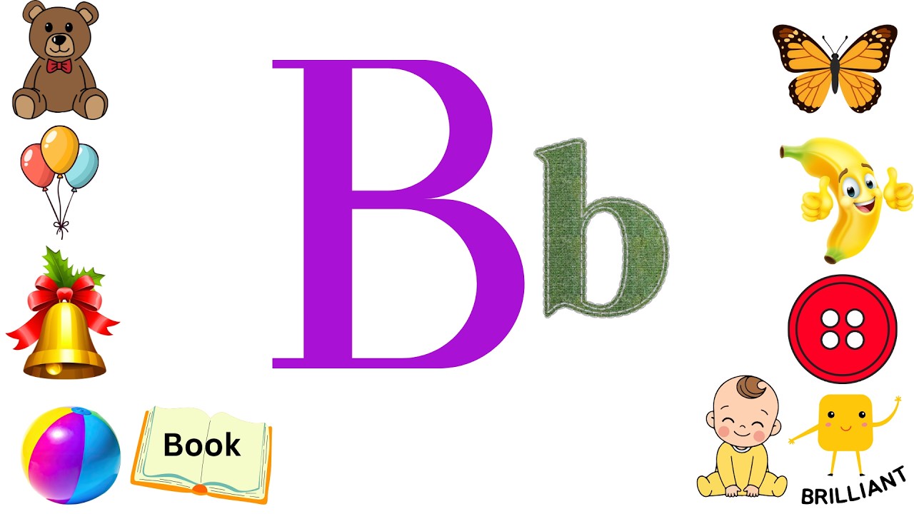 B is for Ball   Kids learning song
