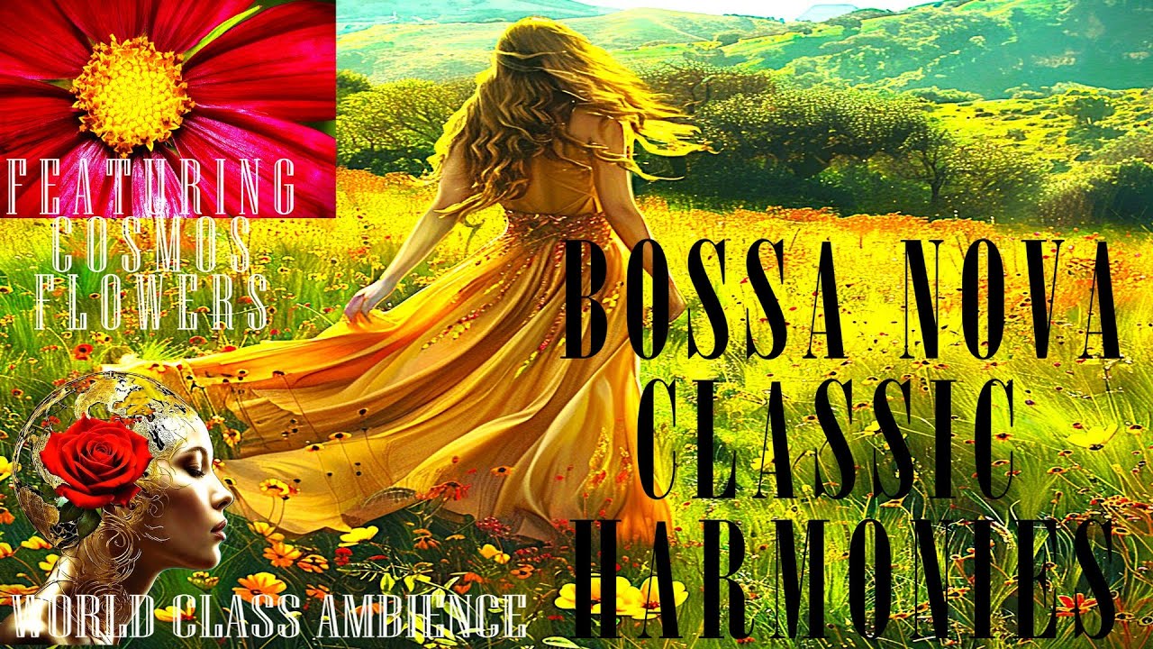BOSSA NOVA CLASSIC MUSIC FOR RELAXING AND ENJOYING SOME GREAT VIBRANT BEAUTIFUL COSMOS FLOWERS🌺2HR