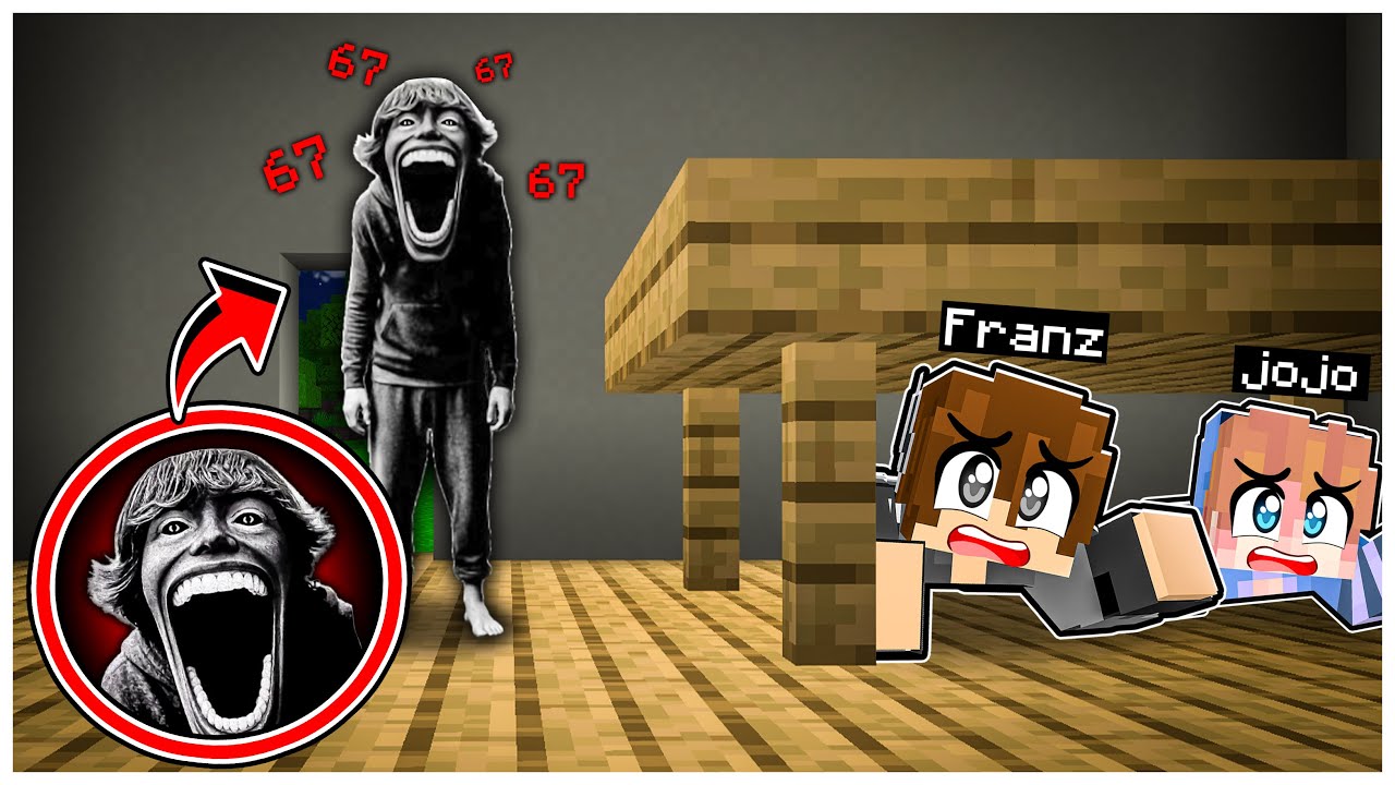 FRANZ & JOJO SEMBUNYI DARI ANOMALI KID 67 MENGERIKAN di MINECRAFT