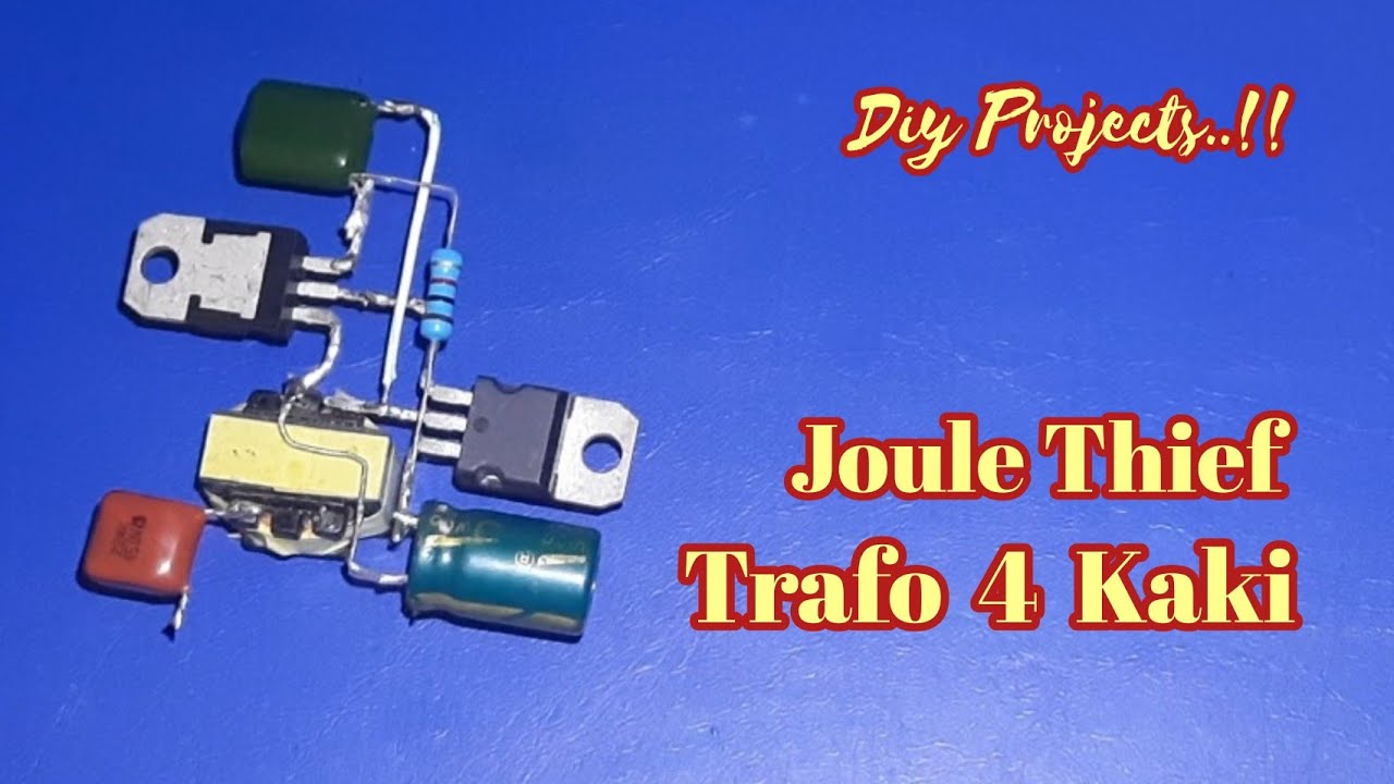 Diy Projects | Joule Thief Trafo 4 Kaki