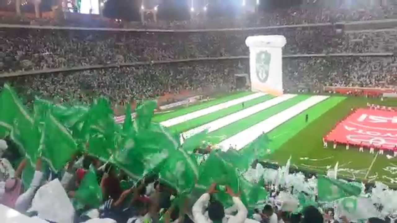 جماهير الأهلي تذهل موفد القطرية في لقاء النصر يوم السبت 24-12-1435هـ