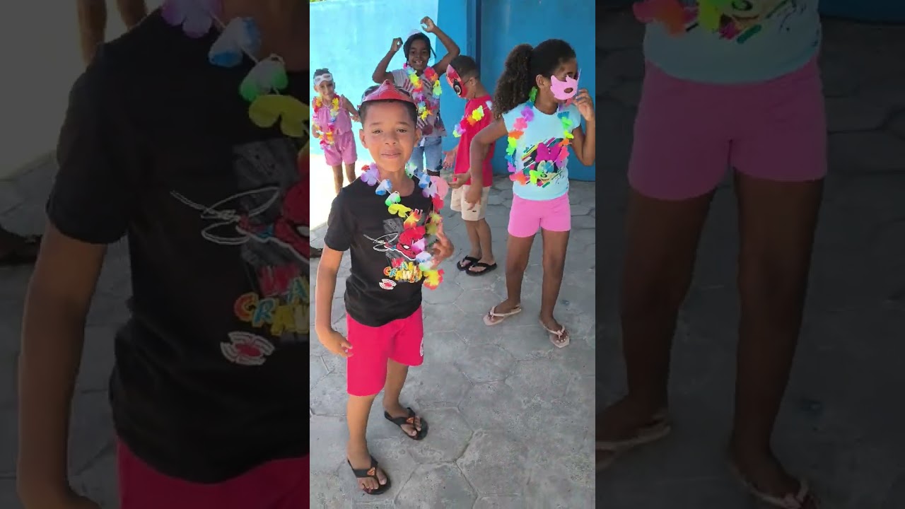 Brincadeira de carnaval do 2° ano de Tia Giovana.