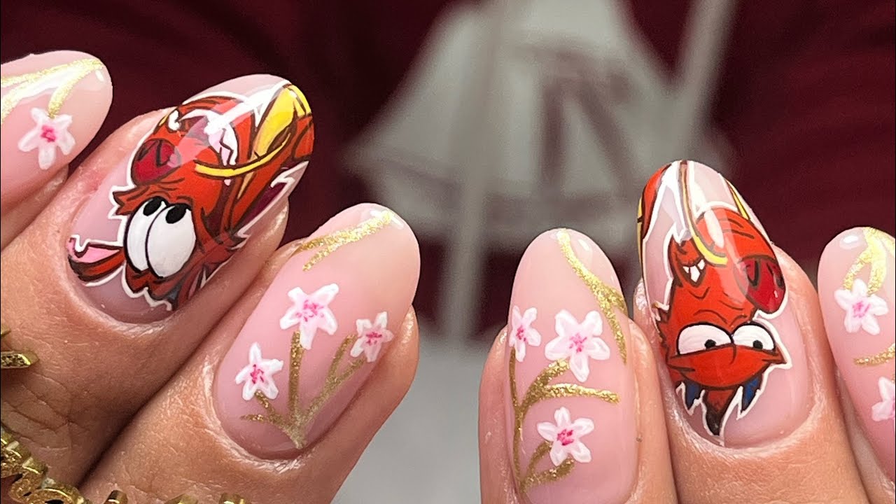Cómo hacer un semipermanente y nail art mushu