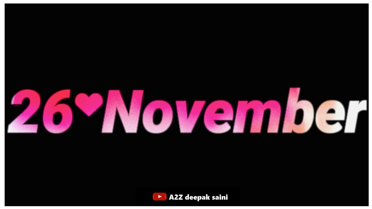 26 November Birthday Status |Best Birthday Wishes|Happy Birthday to You Message|By A2Z deepak saini