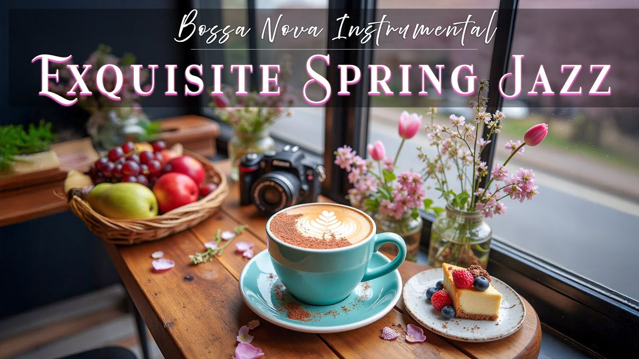 Exquisite Spring Jazz ☕ Blossom Morning Coffee Vibes and Bossa Nova Instrumental for Focus & Relax