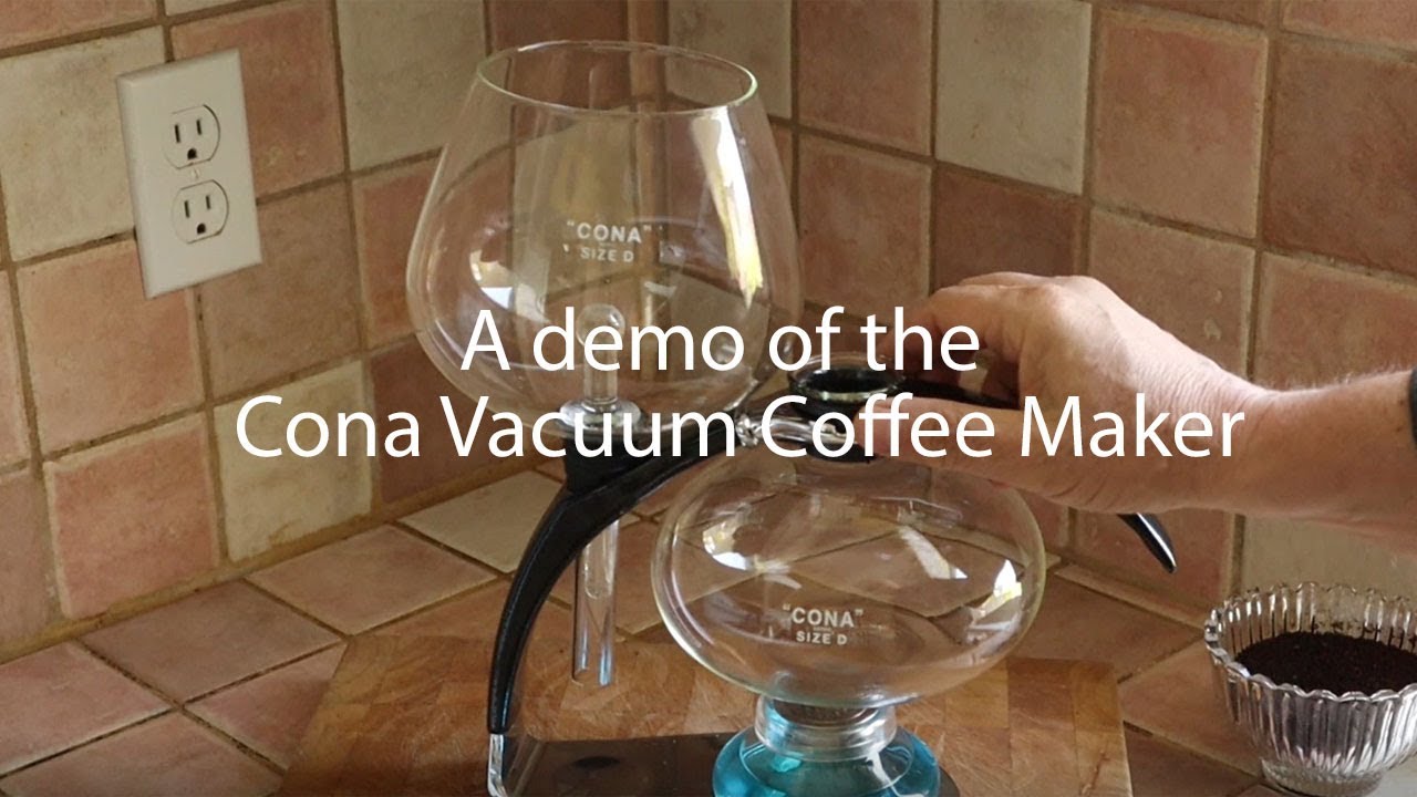 A Demo of the Cona Coffee Maker