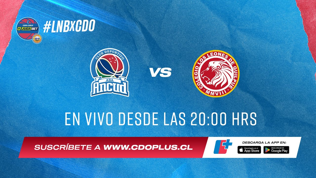 🔴 EN VIVO | ABA Ancud vs Colegio Los Leones - Copa Chile JugaBet by Cecinas Llanquihue