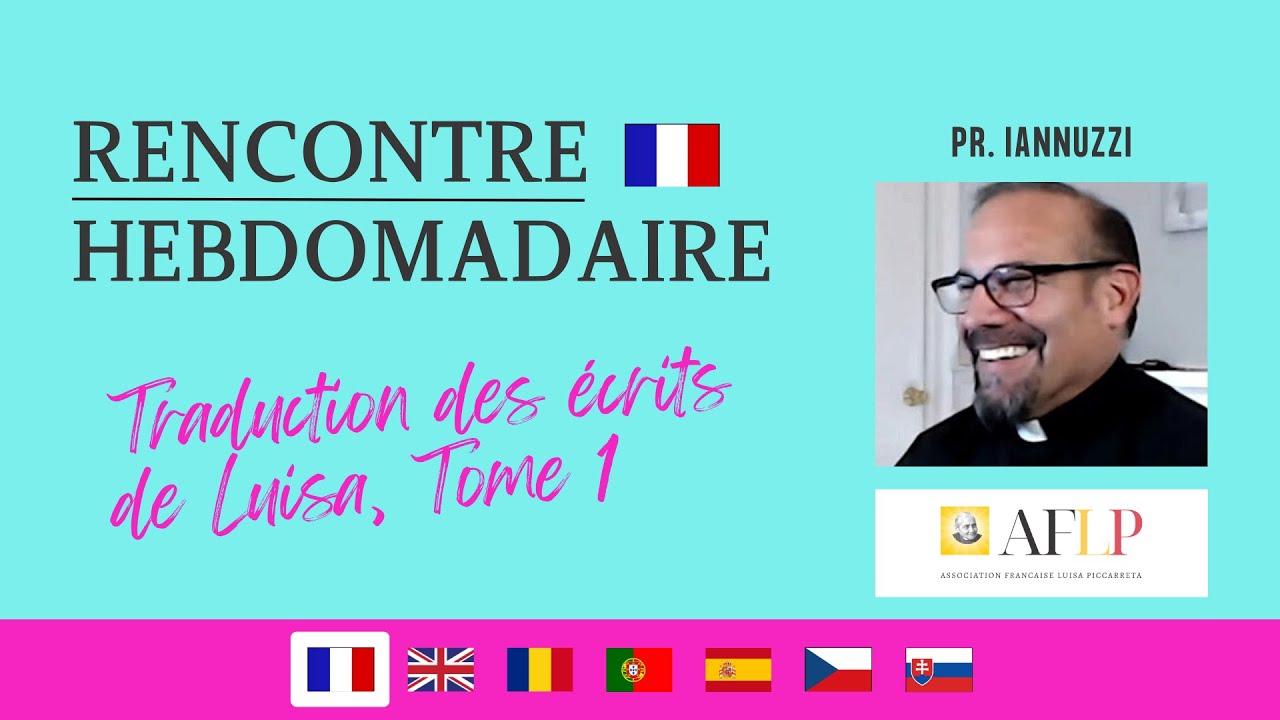 EPISODE 5 Cour en ligne Divine Volonté: Traduction des écrits de Luisa, Tome 1