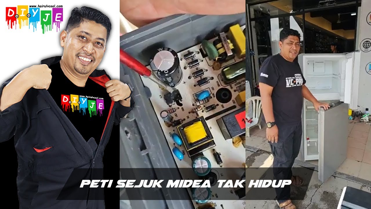 PETI SEJUK MIDEA TAK HIDUP