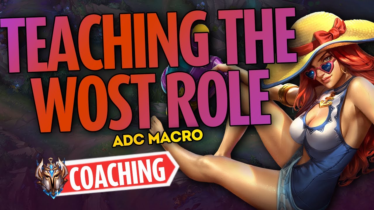 I coach a silver player in the hardest role in the game.. Important ADC Macro