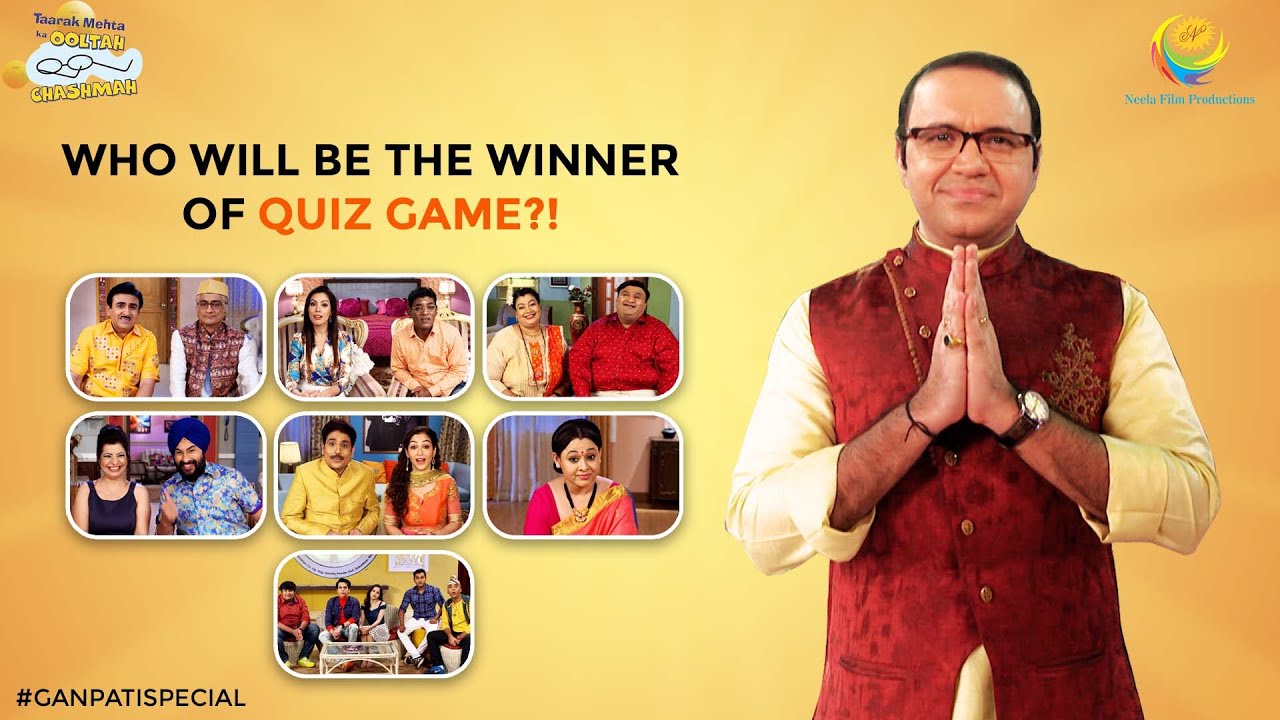 Ganpati Bappa Festive Quiz Competition! | Comedy Scenes | Taarak Mehta Ka Ooltah Chashmah