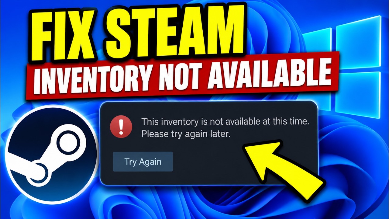 How To Fix Steam Inventory Not Available Error