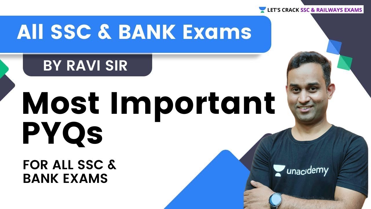 Most Important PYQS | For all SSC & Bank Exams |  Ravi Singh | Let's Crack SSC and Railway Exam