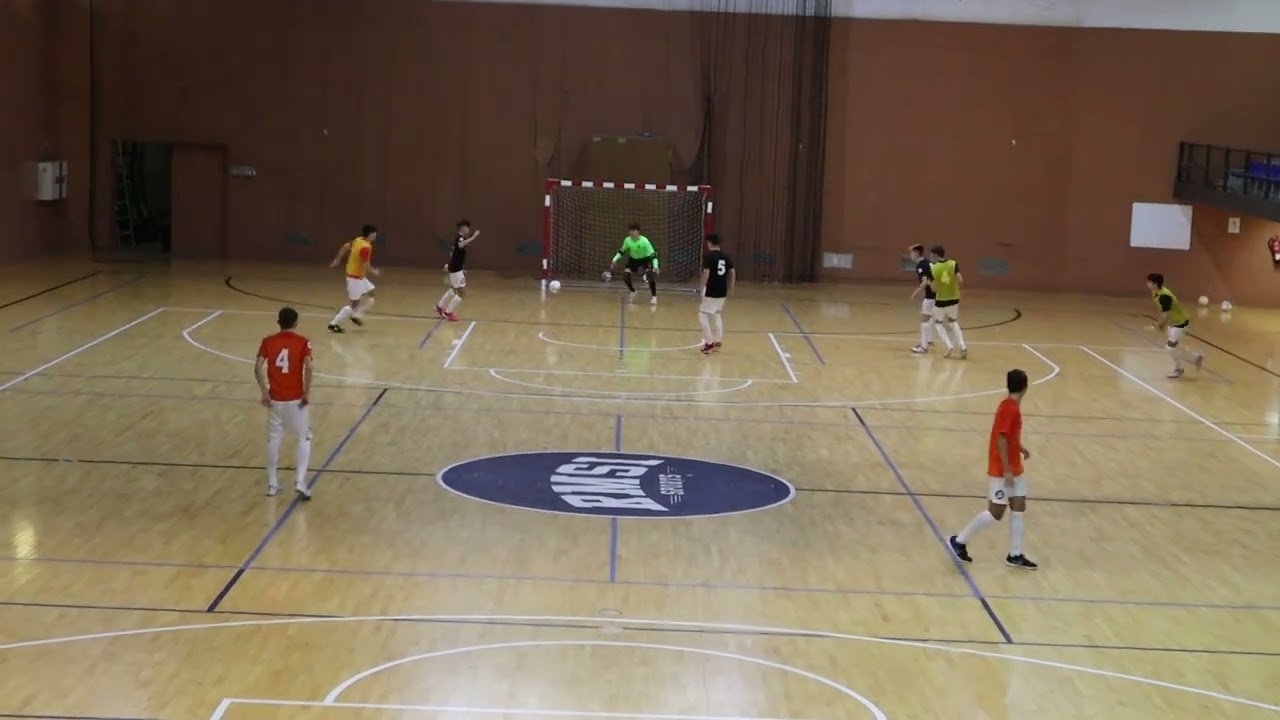 Exercise 3v3v3 to work 1s defensive line | Ejercicio 3x3x3 trabajar 1a línea defensiva