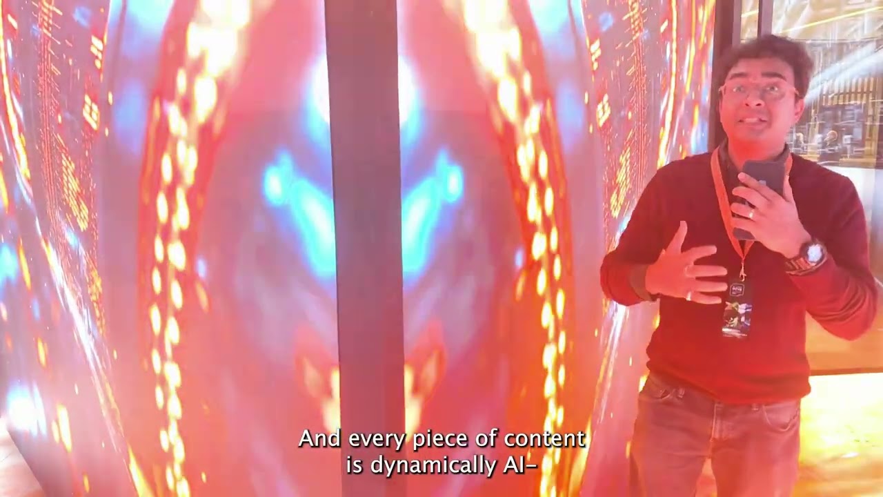 Walkthrough of Aramco’s Immersive Tunnel at iktva 2025 by PearlQuest