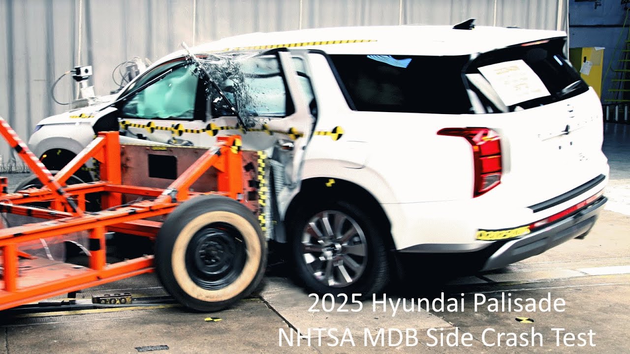 2025 Hyundai Palisade NHTSA MDB Side Crash Test