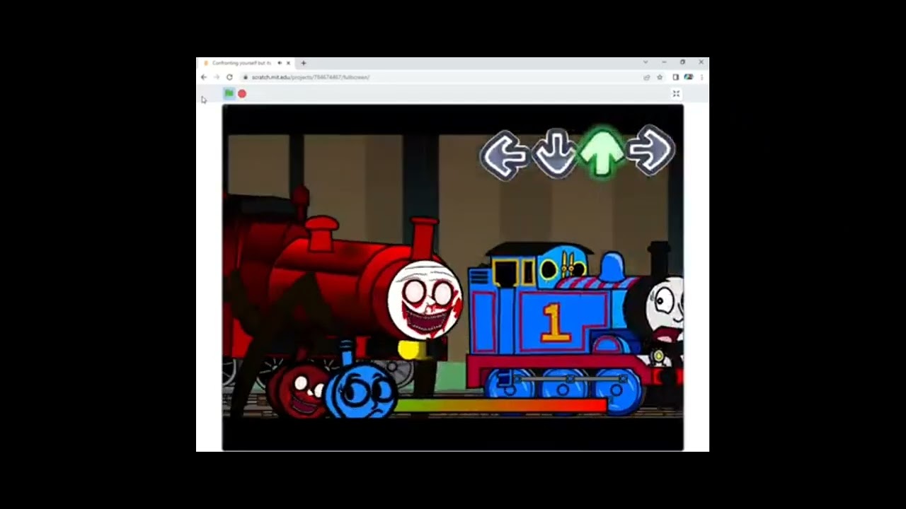 Watching Charles chasing Thomas