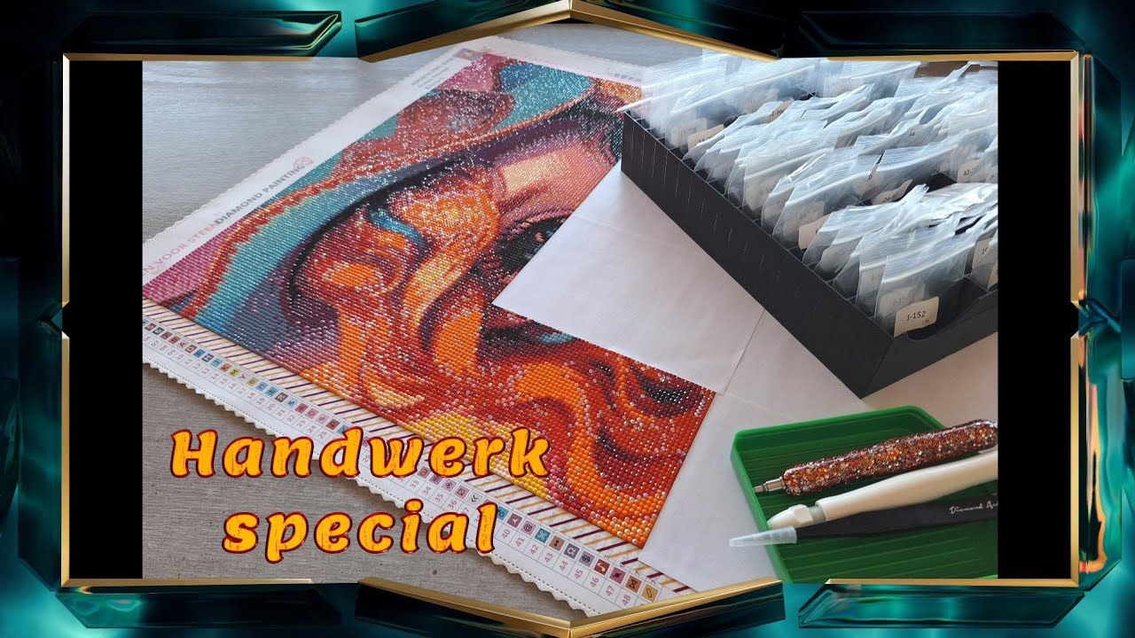 #24 Handwerk special #getcreativewithcaroline #diamondpainting #rodeoprincess