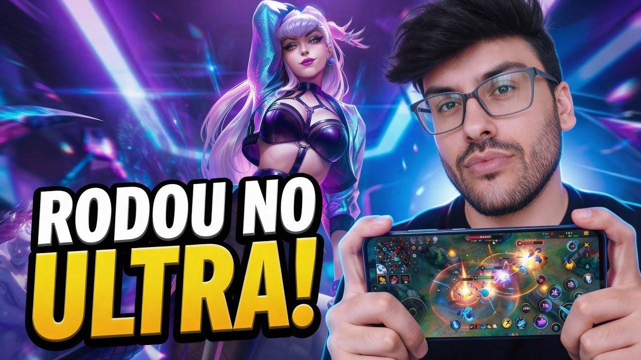 RODA LISO? Testei Wild Rift no Motorola Edge 60 Fusion!