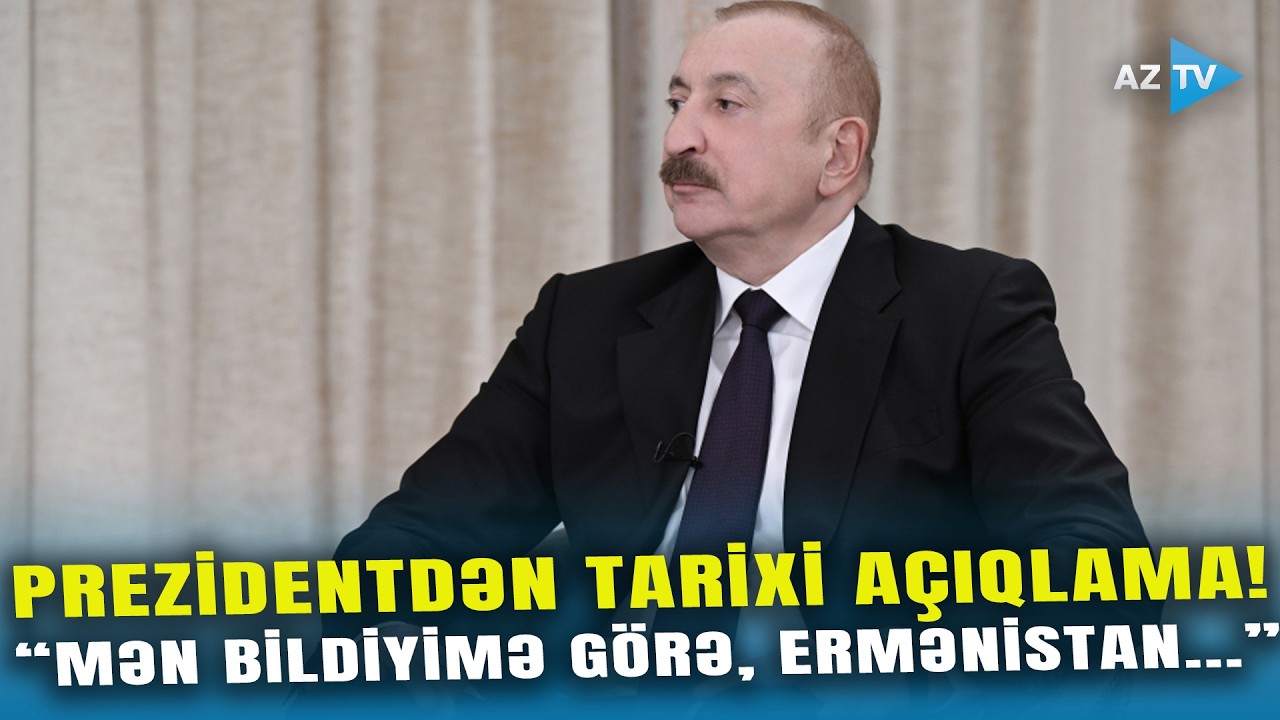 Prezident milyonlarla şəxsin gözlədiyi AÇIQLAMANI VERDİ – Ermənistanla sülh sazişi rəsmən imzalanır?