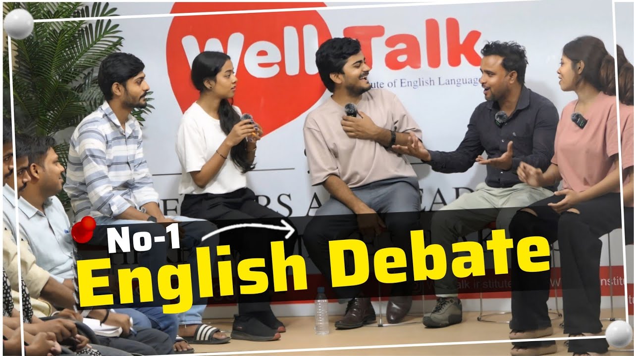 English Debate on Beauty vs Knowledge | Spoken English activity | Best English class in Lucknow