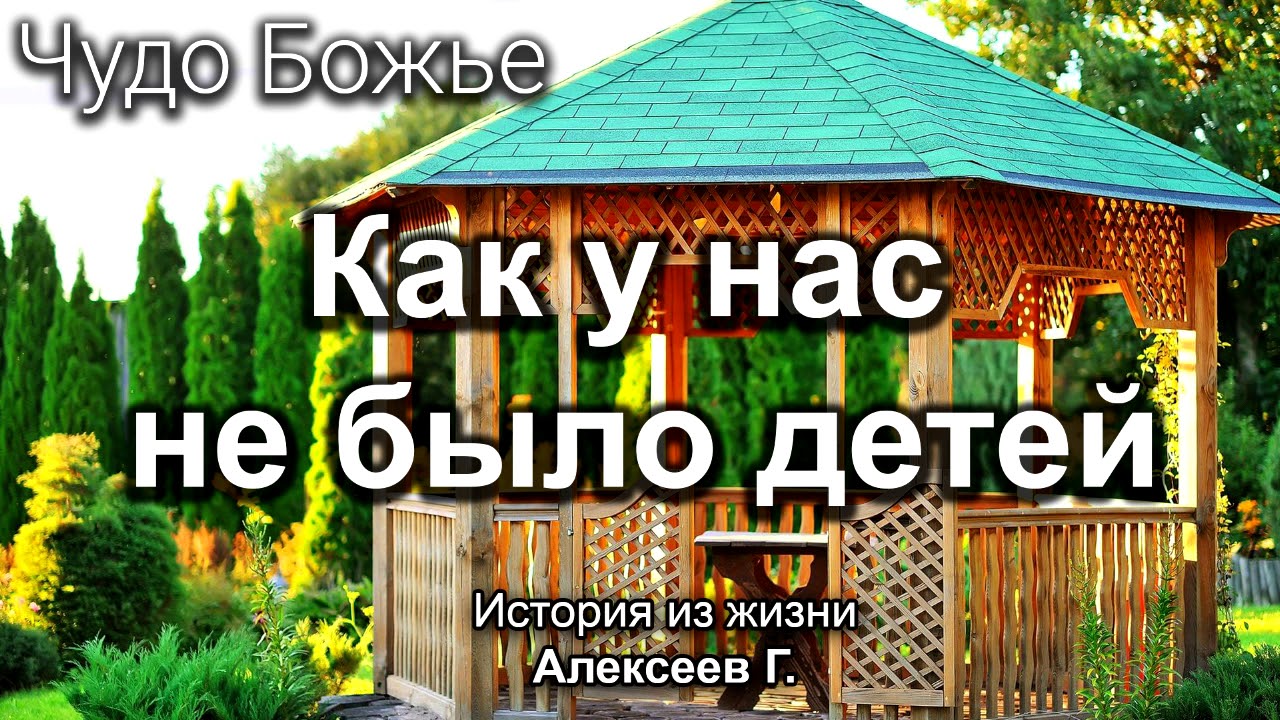 Как у нас не было детей (Чудо Божье). Алексеев Г. Истории из жизни. МСЦ ЕХБ