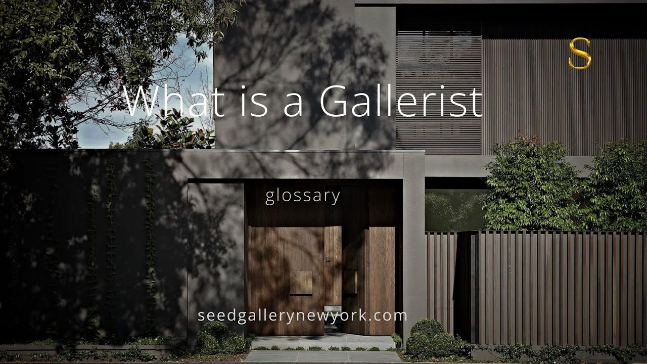 The Role of a Gallerist in the Contemporary Art Market | Seed Gallery #gallerist #art #artist #short