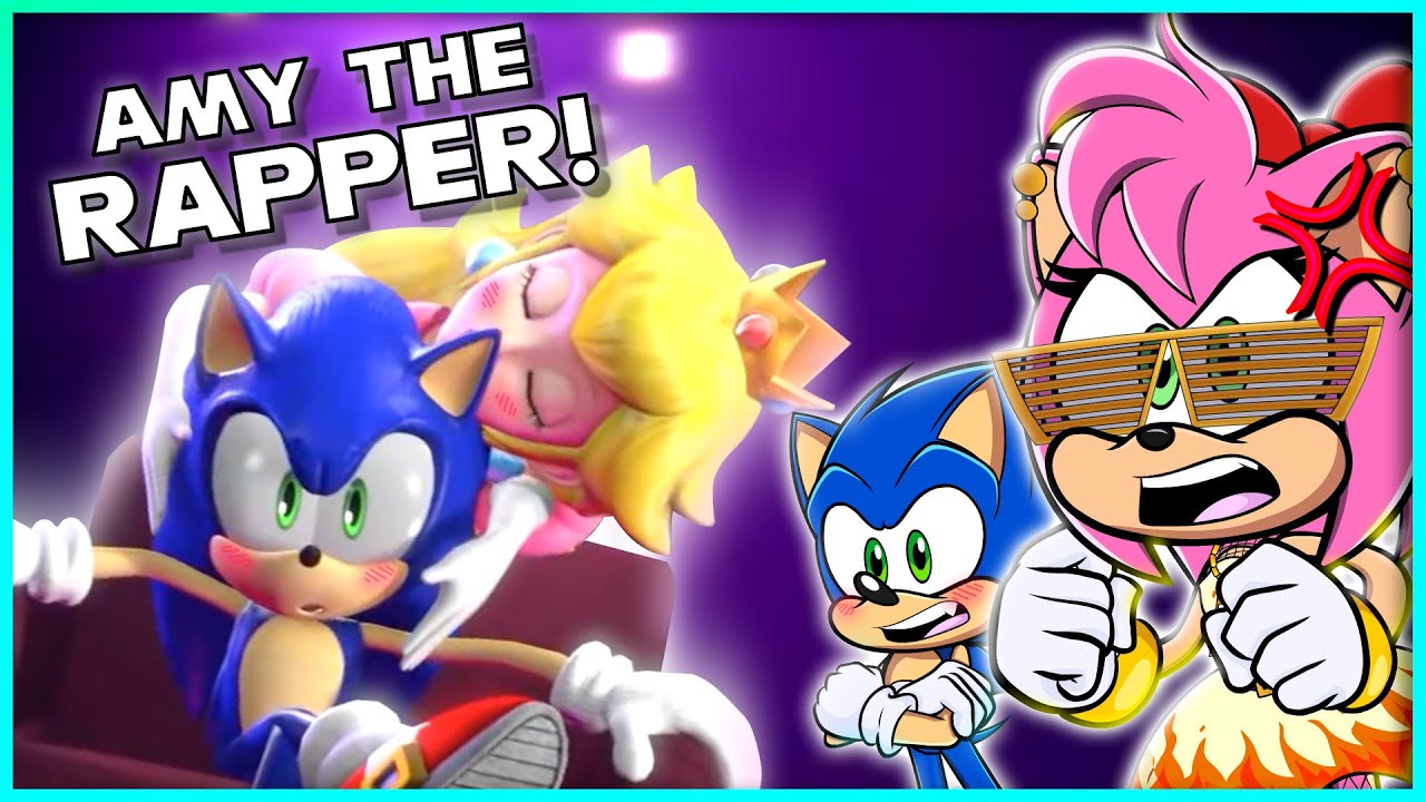 AMY THE RAPPER ! - Sonic & Amy REACT to 