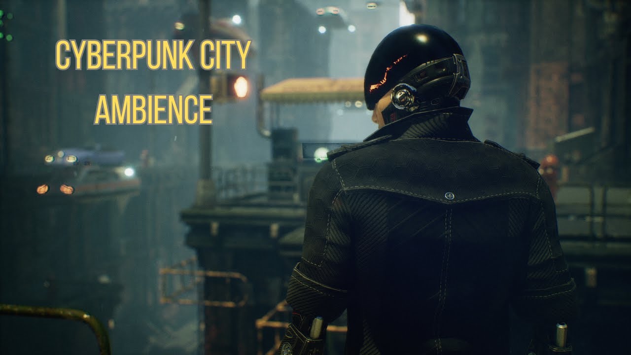 Cyberpunk City Music Ambience – Futuristic City & Flying Cars