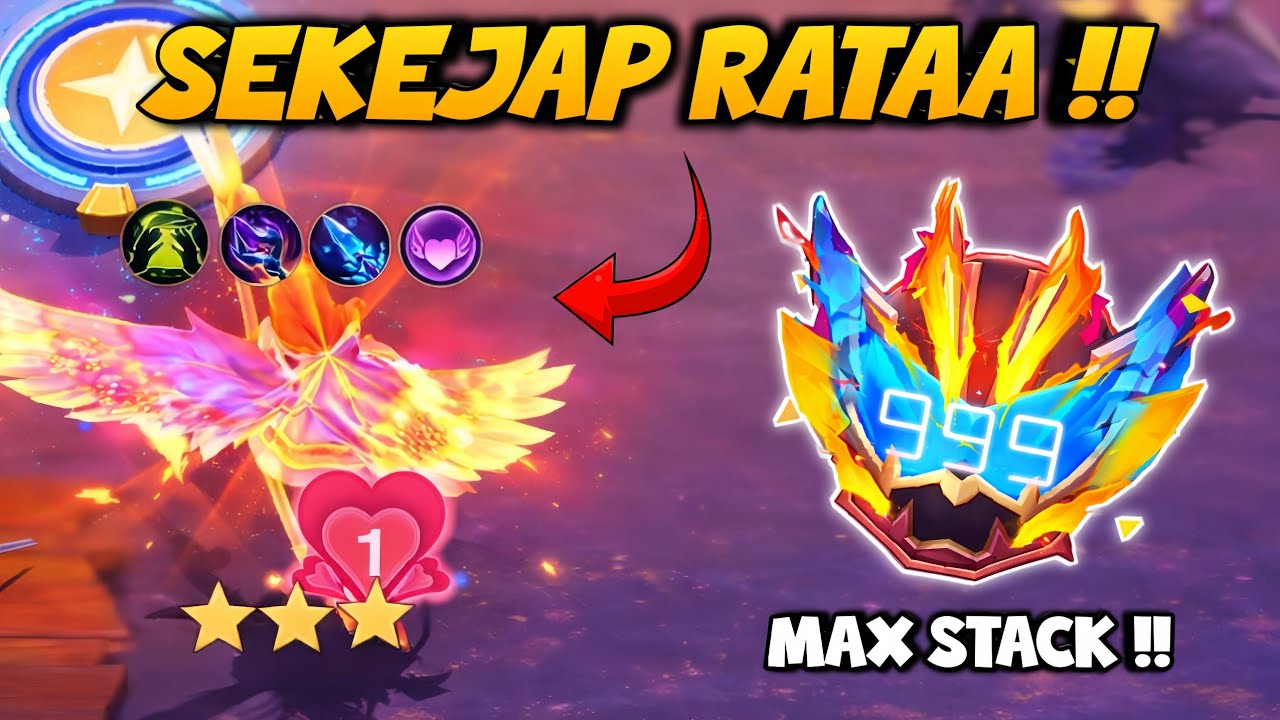 RAFAELA HEARTBOND BINTANG 3 !! RATA DALAM SEKEJAP COY !! MAGIC CHESS GOGO COMBO TERKUAT