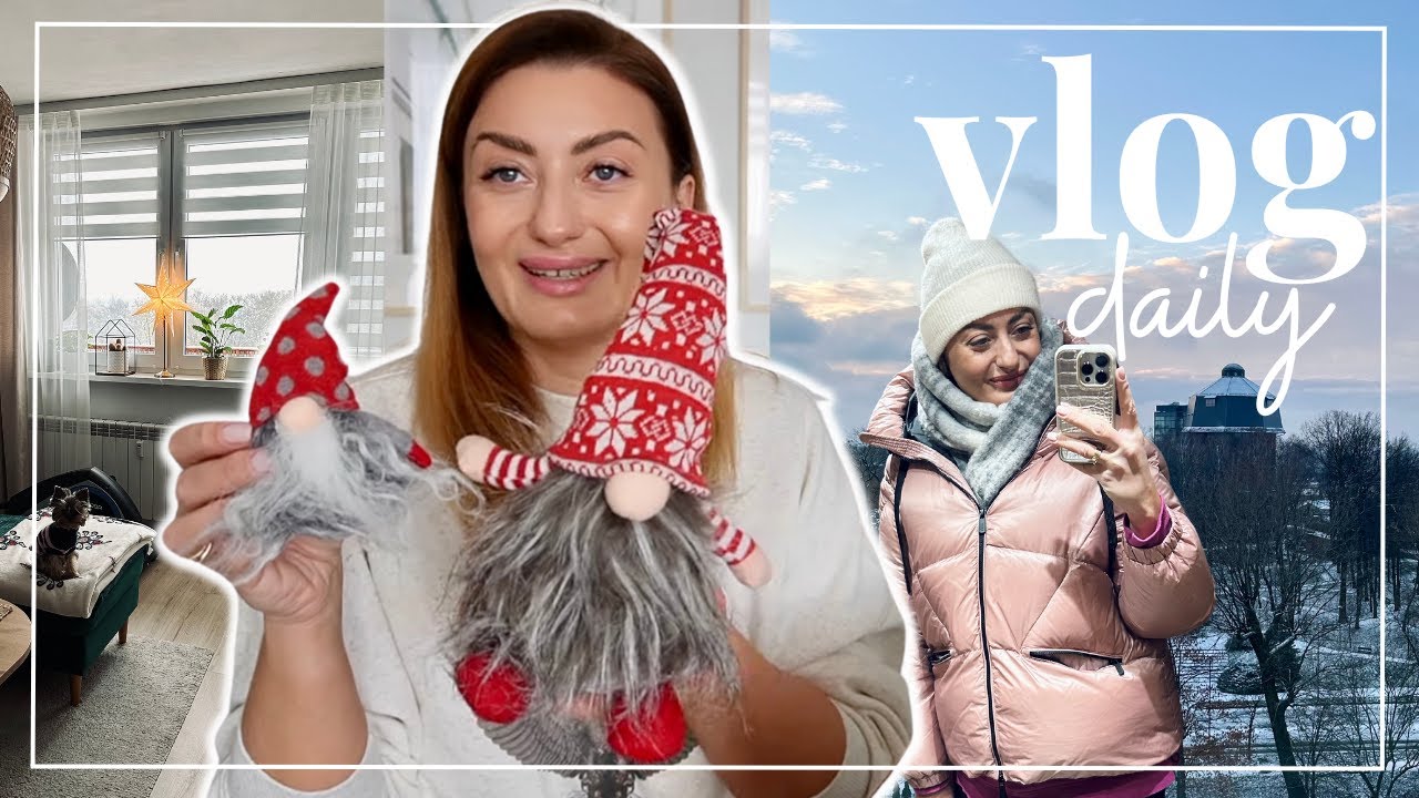 VLOG⭐️: OSTATNI VLOG PRZED VLOGMASEM❄️PIERWSZY ŚNIEG🎄PRZEGLĄD ŚWIĄTECZNYCH DEKORACJI |RozgadanaTv