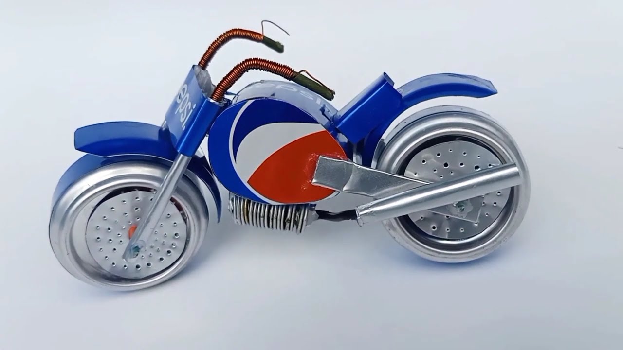 Creative Recycling: I Did the Impossible and Built a Motorcycle from Beer Cans!