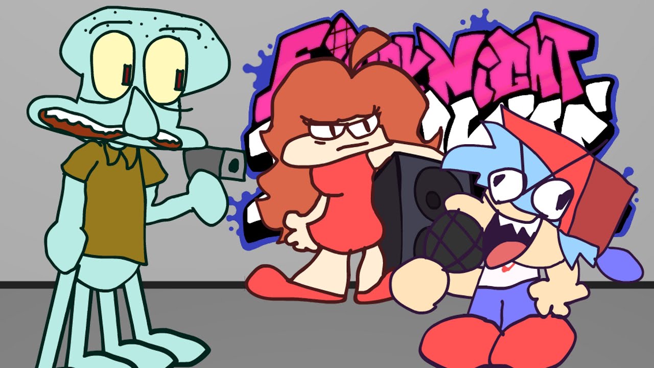 Friday Night Funkin' Vs Squidward from we gotta get spongebob back (FNF MOD/Hard)
