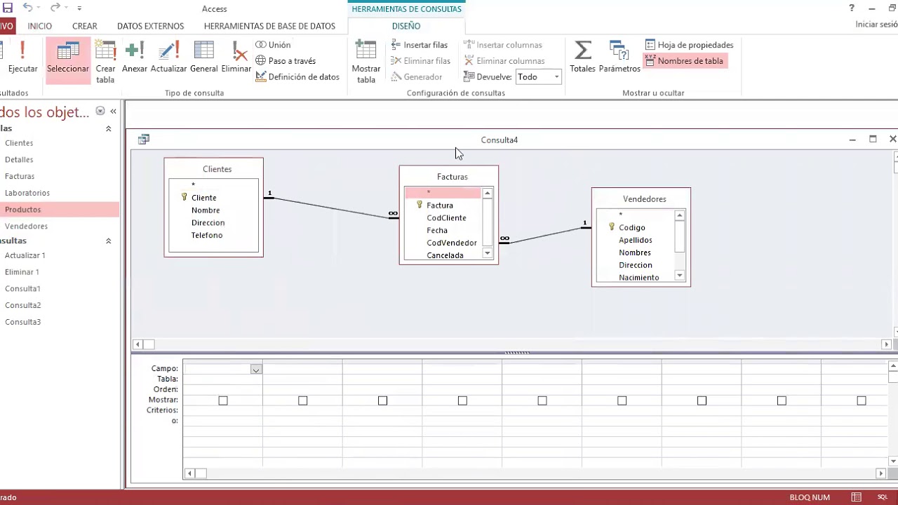 CONSULTAS DE ACCION EN ACCESS