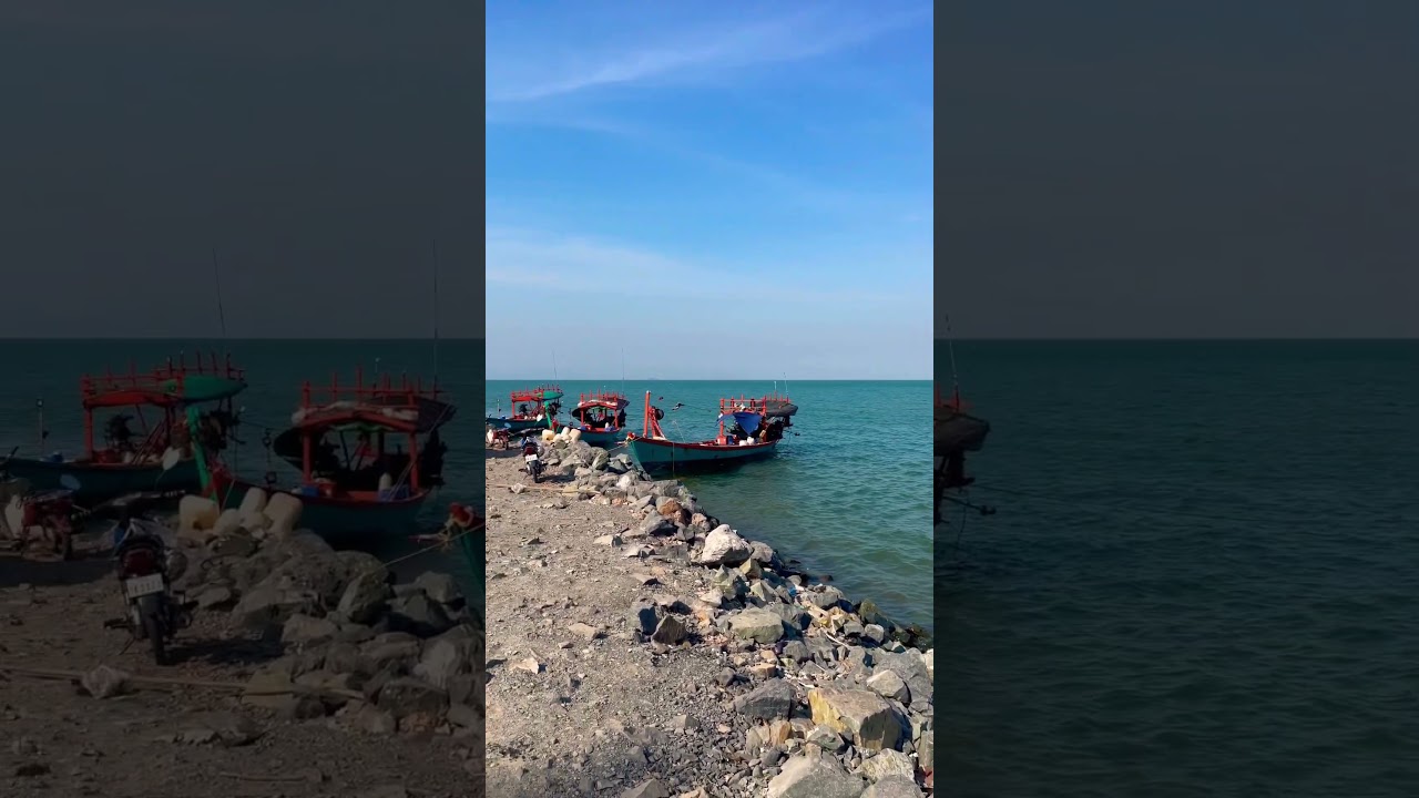 The seafood port. #cambodia #fishing #islandlife #fishingvideo #food #pepper #guide #englishspeaking