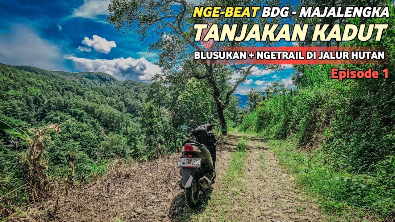 JELAJAH JALUR TRAIL HUTAN GUNUNG LARANG | Touring Nge BeAT 2025 - Eps 1 Tanjakan Kadut | TRAVELOJOL