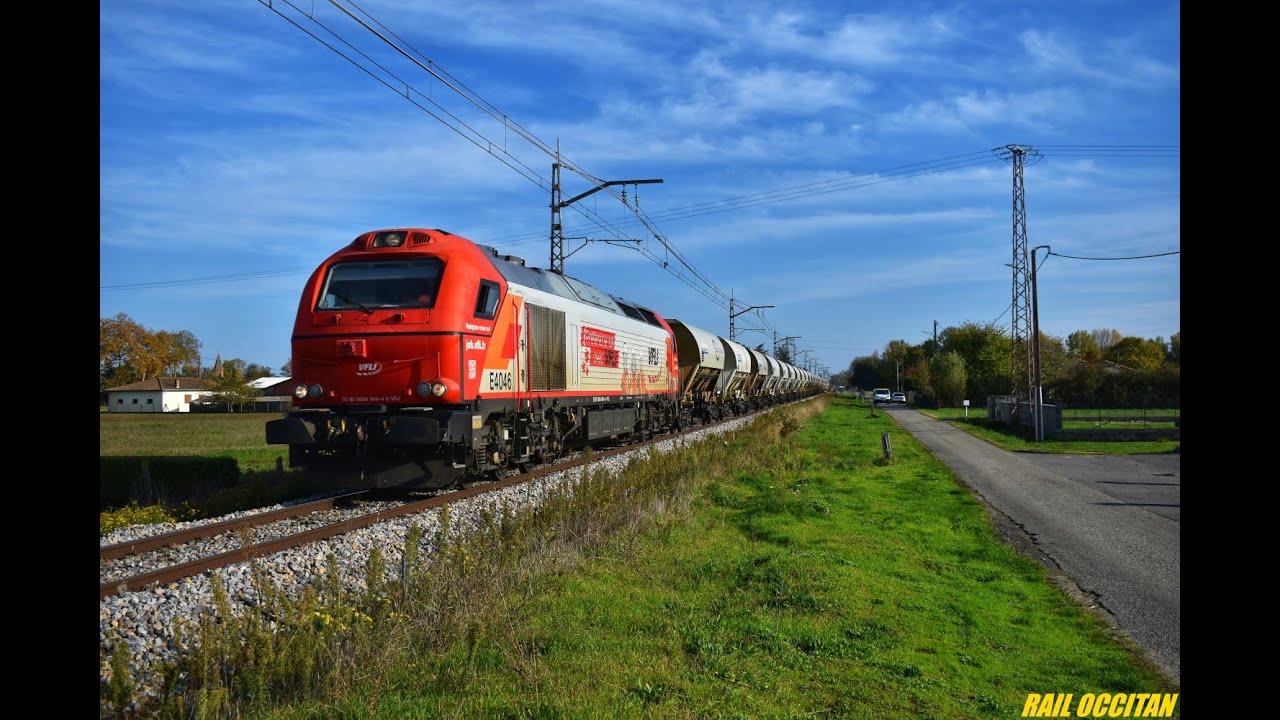 Trains au nord de la ligne d'Ariège