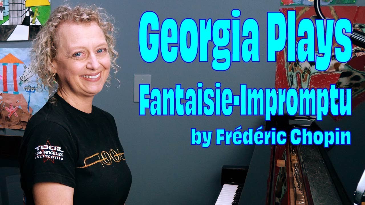 Piano Teacher Performs the Fantaisie Impromptu in C# minor, Op. 66 by Frédéric Chopin