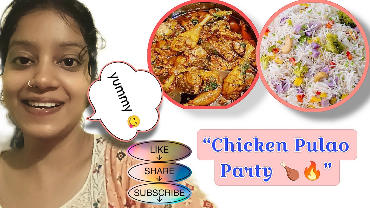 Ghar Me Choti Si Party ll Chicken Pulao ll New Fan ll Masti Vlog 