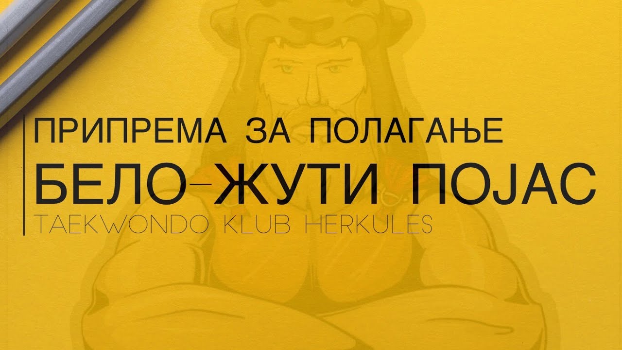 [PRIPREMA ZA POLAGANJE] BELO-ŽUTI pojas - 9. kup.