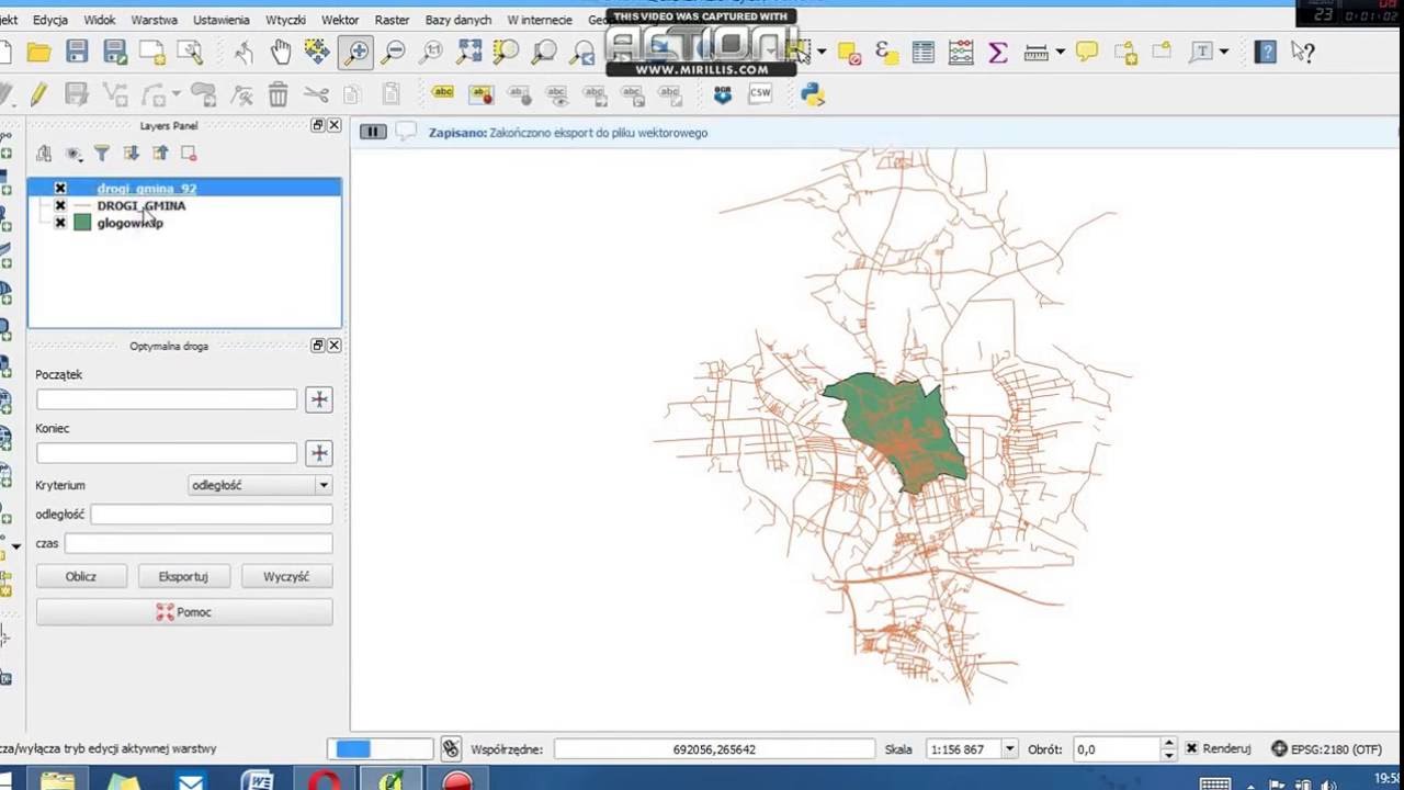 QGIS 2.12.0 docinanie warstwy do warstwy, nowa warstwa, warstwa tekstowa