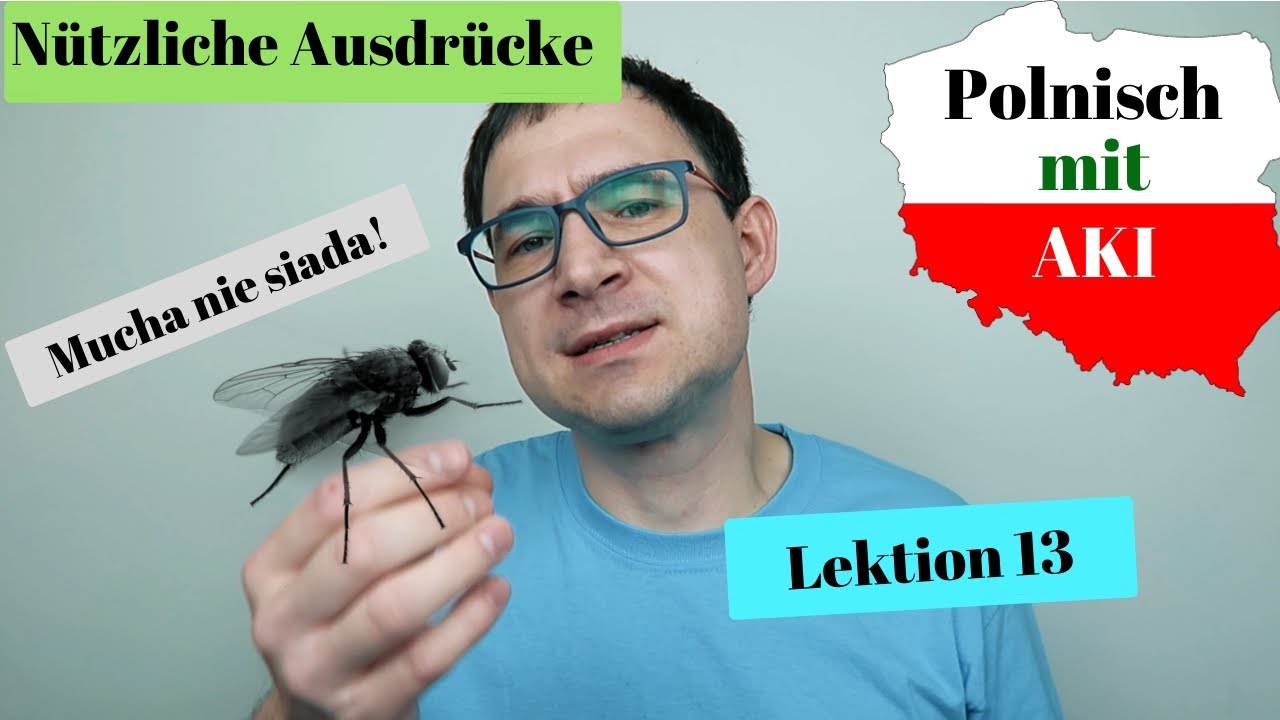 Lektion 13 - Nützliche ausdrücke - Mucha nie siada! - Polnisch mit AKI