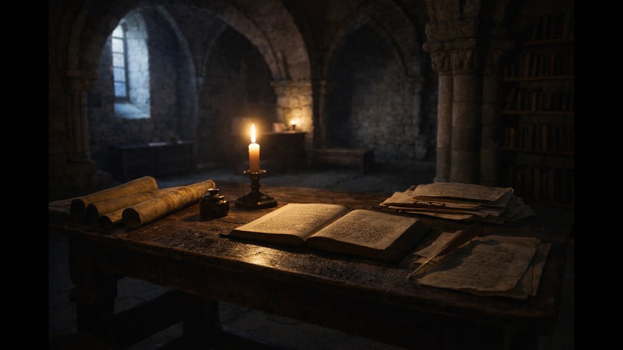 POV: You’re a Medieval Monk Copying Manuscripts | Night Scriptorium