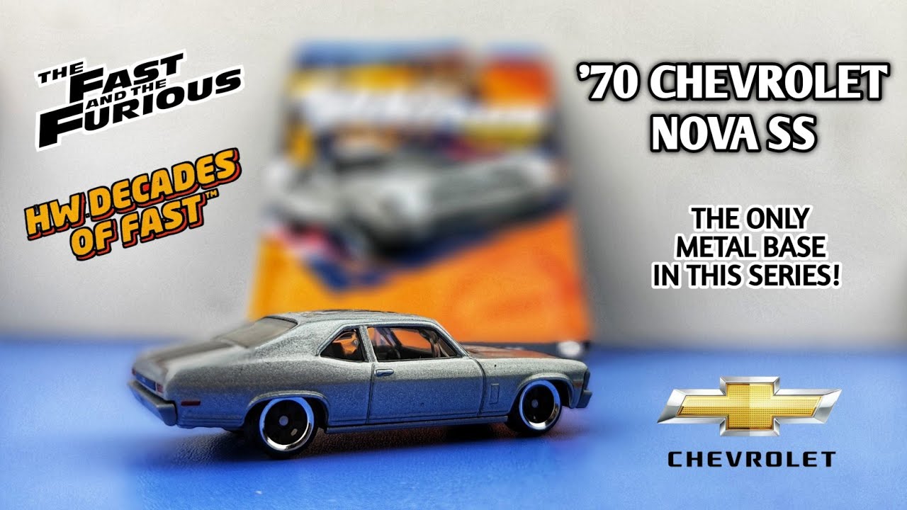 Eps630 Akhirnya Ada Juga Base Besi-nya di Series HOT WHEELS DECADES OF FAST:  '70 CHEVROLET NOVA SS