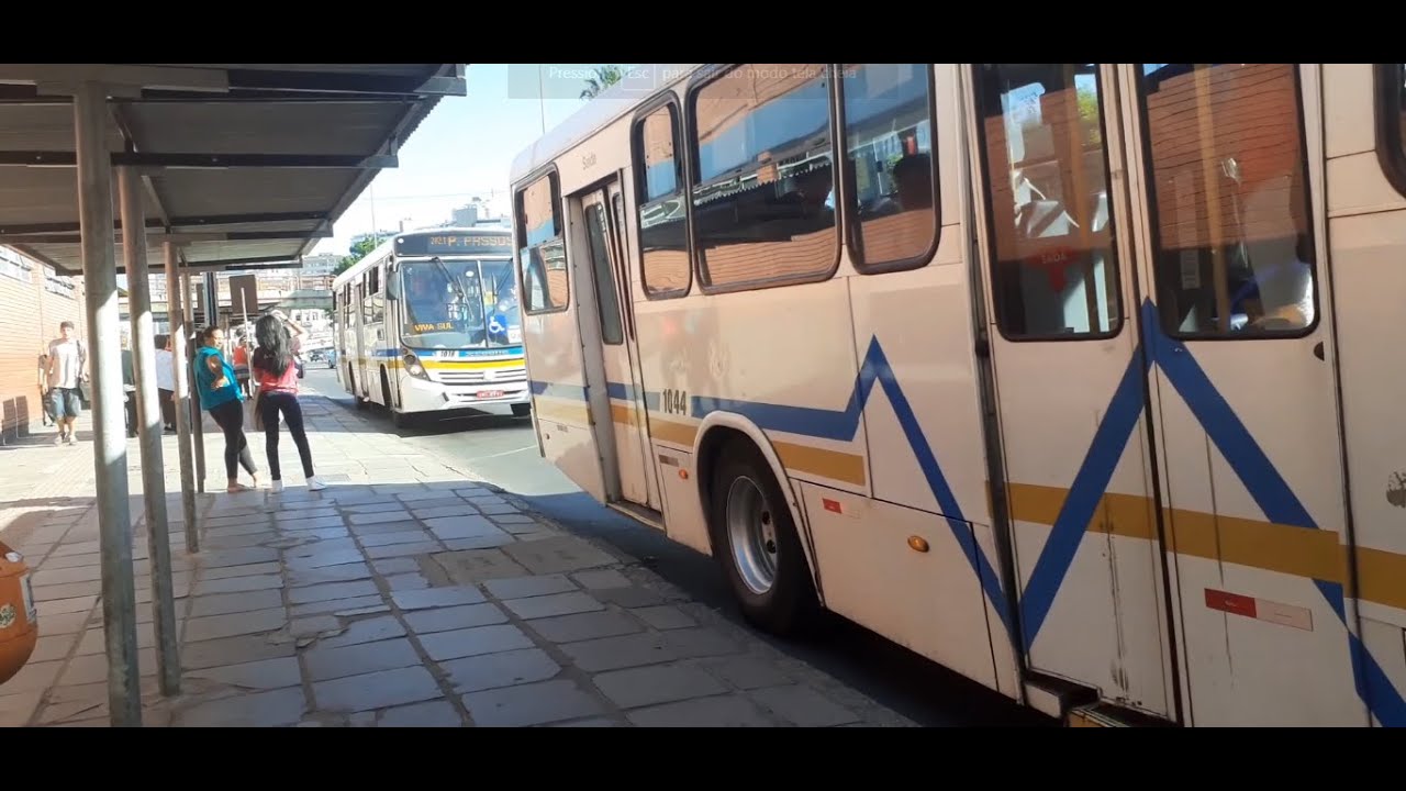 Movimentação de ônibus #3 - Em frente à rodoviária de Porto Alegre (RS)