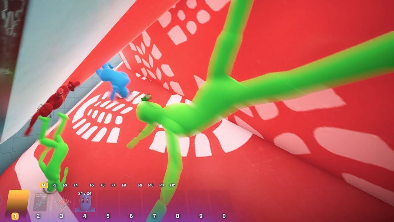 四方八方がジャンプパッドの部屋に人間を投げ込んだらどうなる？？？？？Playform Human Dynamics