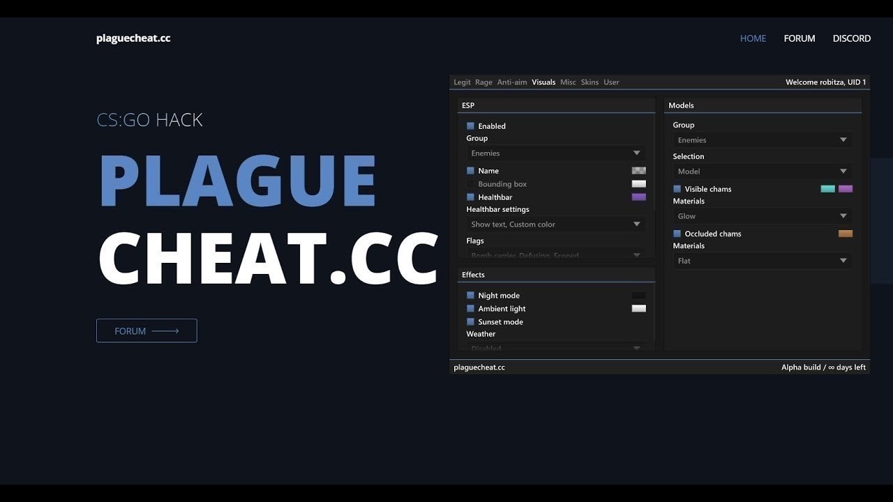 PLAGUE CHEAT FOR CS2 (NEW CRACK)