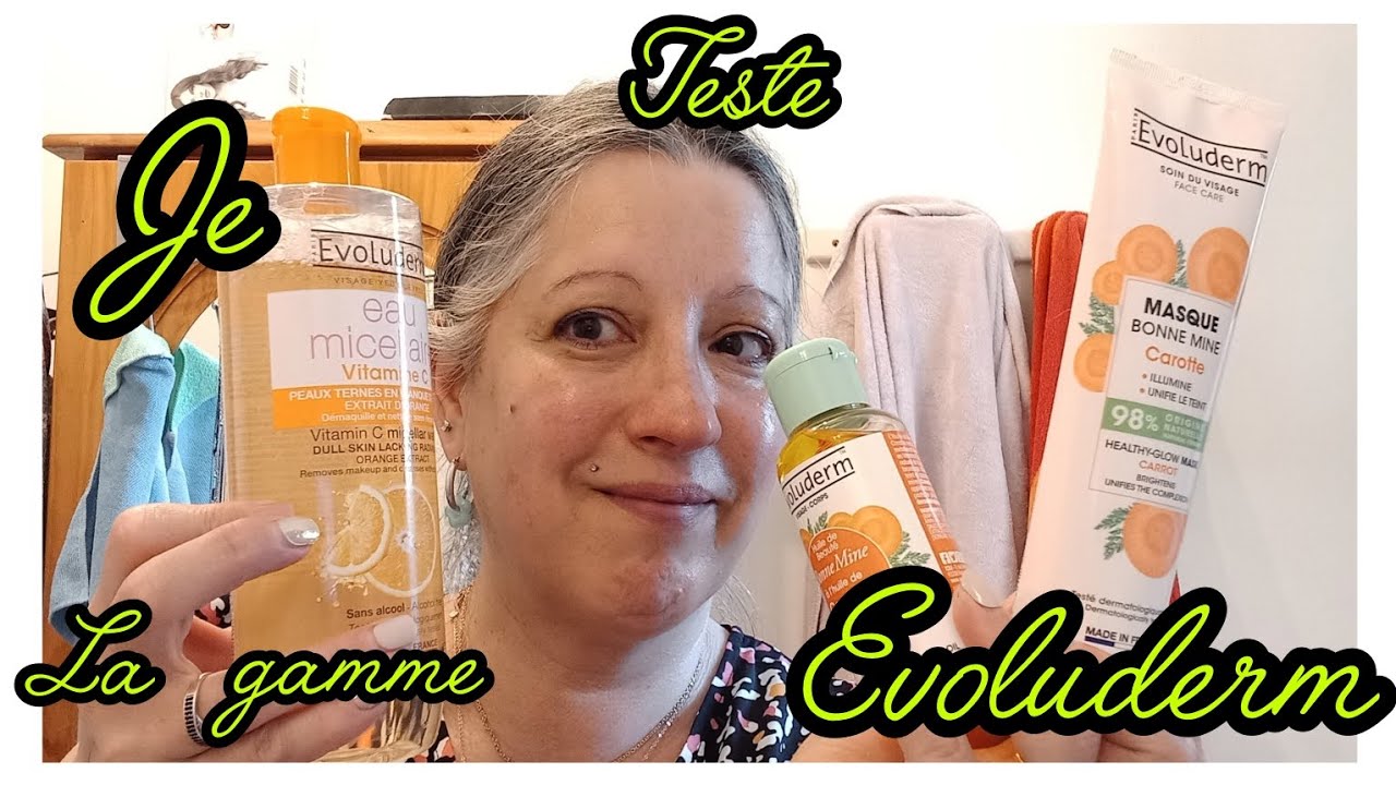 😔 je  me  suis   fais  influencer  🌞 JE  TESTE   LA GAMME   EVOLUDERM  .