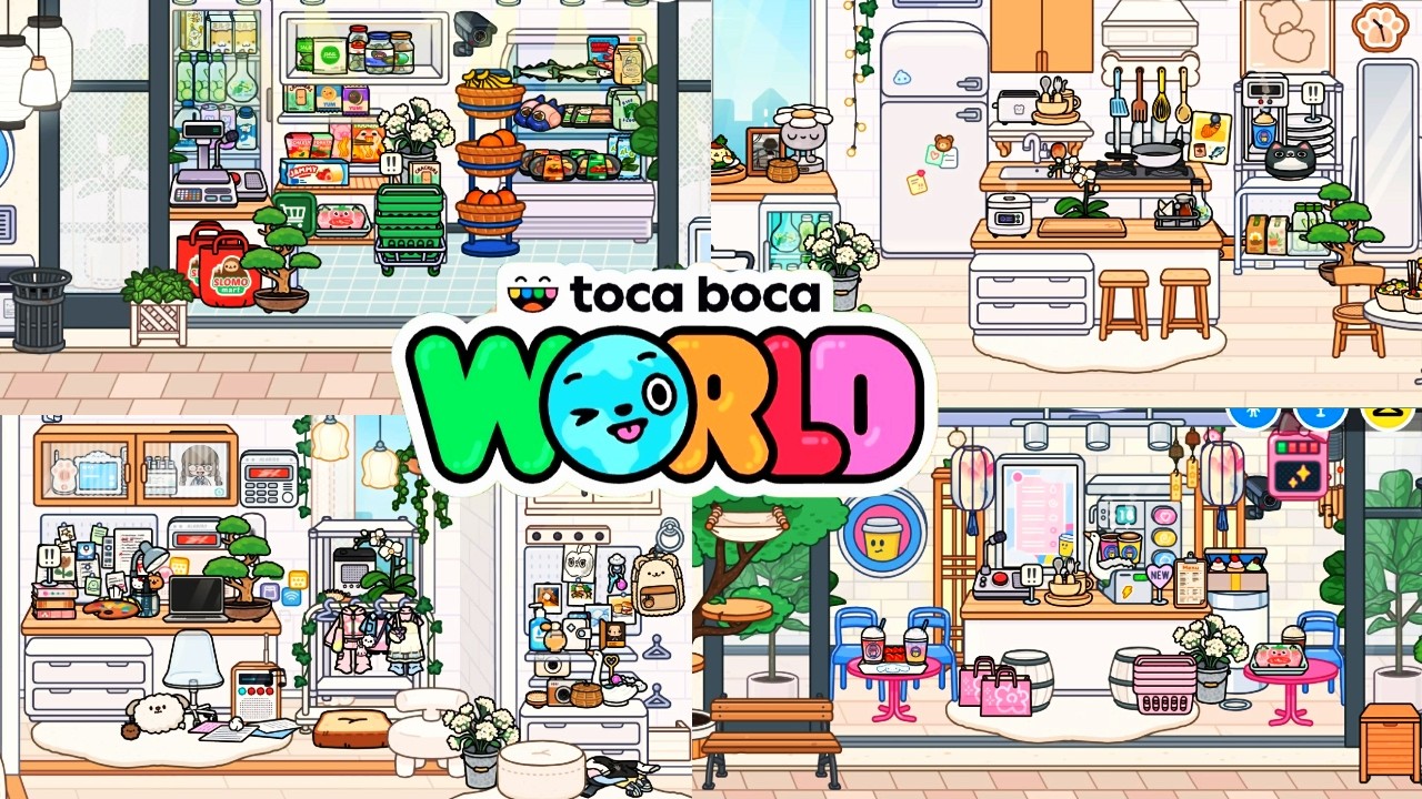 Aesthetic NEAT STREET APARTMENT Toca Boca World | Toca Life With Vienne